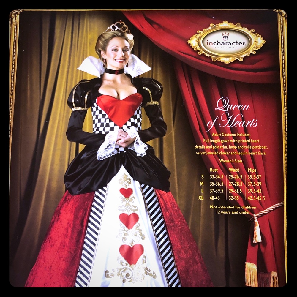 Queen of Hearts “In Character” Costume